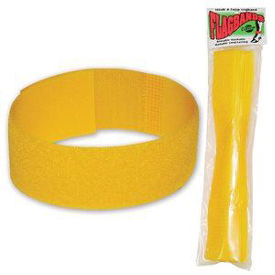 Velcro Legbands Yellow : 10ct