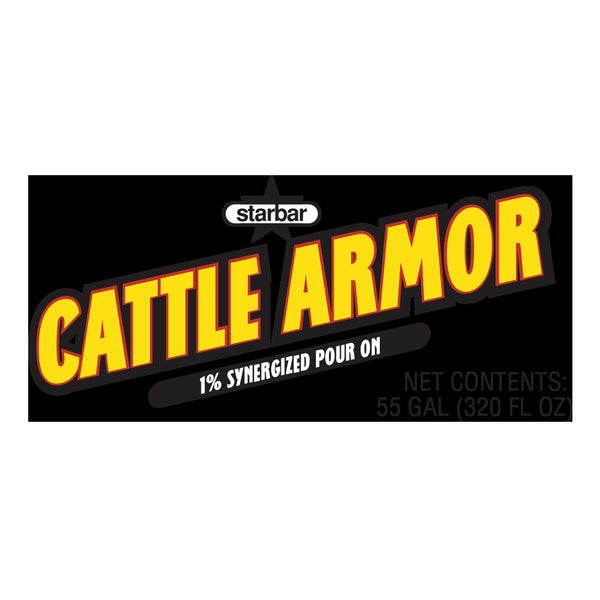 Cattle Armor 1% Synergized Pour-On 55 Gal