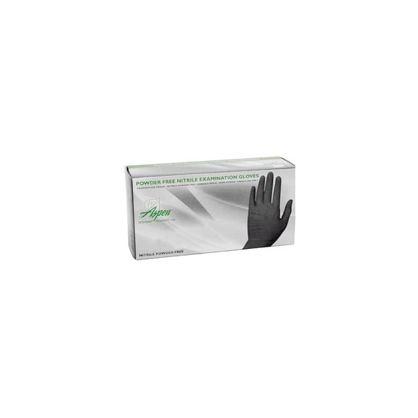 Hand Armor Nitrile Black Small Powder Free Exam Gloves :100ct
