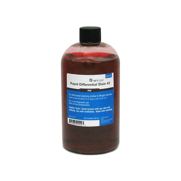 Vetone Dip Quick Stain Rapid Differential Stain Number 2:  Red 470ml