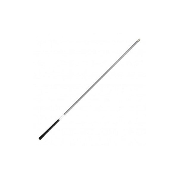 Stone White Fiberglass Sorting Pole with Gold Tip and Golf Grip: 60