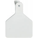 Z Tag No Snag Calf Blank : Tags -  Pack of 25 White