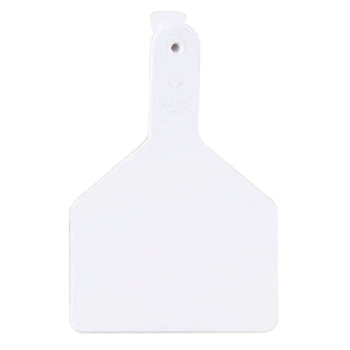 Z Tag No Snag Cow Tags: Blank- Pack of 100 White