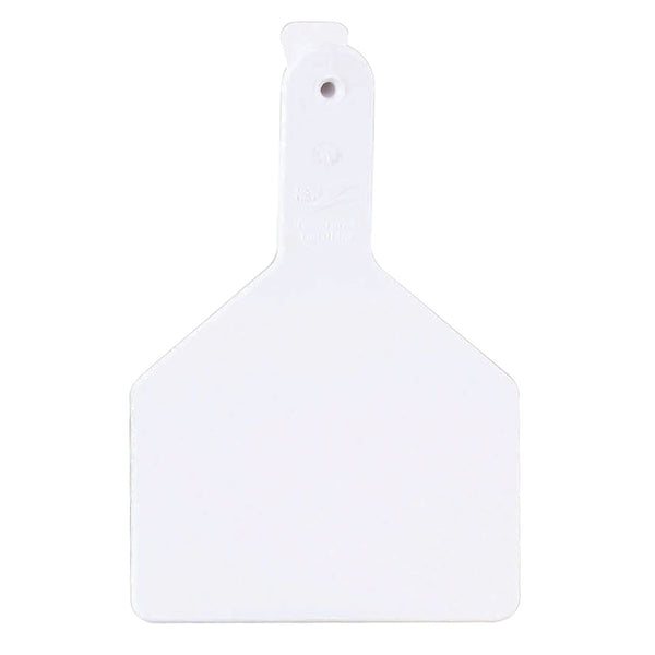 Z Tag No Snag Cow Tags: Blank- Pack of 100 White