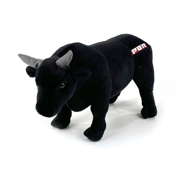 Big Country Toys Stuffed PBR Bull : Black 14"