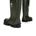 Steplite X Regular Toed Green Boot: Size 13