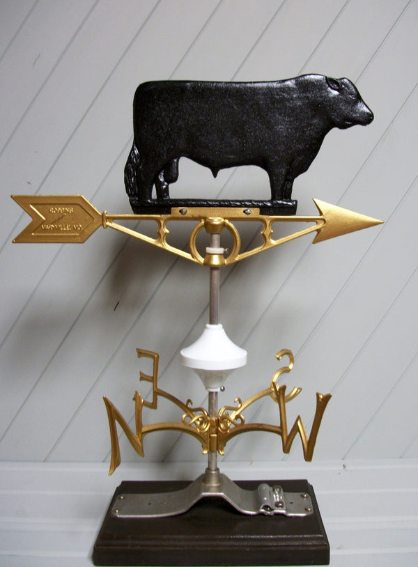 Weathervane Bull Angus Black