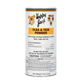 Happy Jack Flea & Tick Powder: 5oz