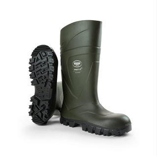 Steplite X Regular Toed Green Boot: Size 6