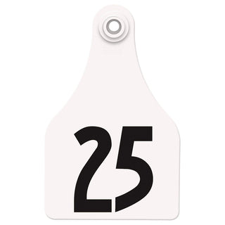 Allflex Global Super Maxi Female w/Males : White 1-25