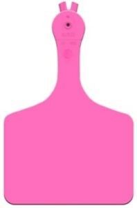 Allflex Global ATAG Feedlot Blank Dark Pink : 50ct