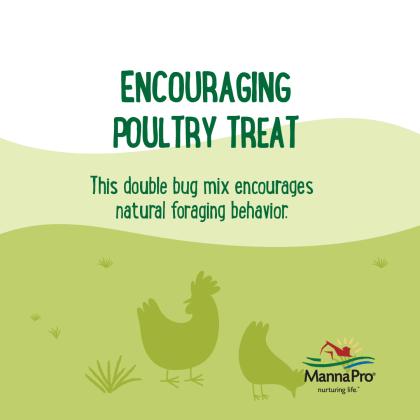 Manna Pro Farmhouse Double Bug Mix : 2lb