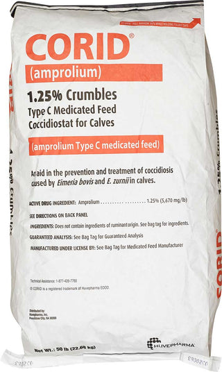 Corid 1.25% Crumbles : 50lb