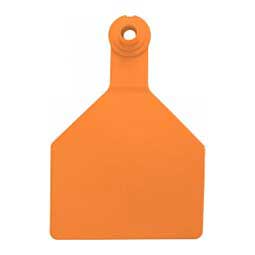Z-Tag Stockman Cow Large 2 Piece Tags 25ct: Orange