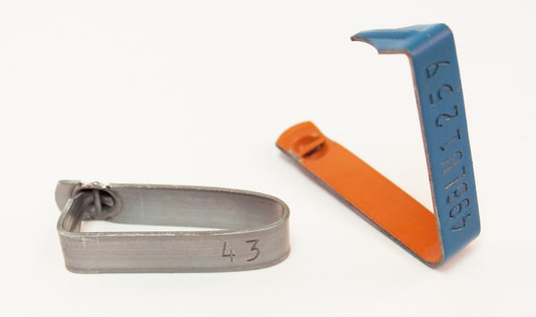 Style 49 Metal Numbered Tags : 100ct
