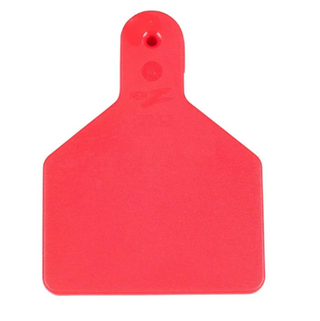 Z Tag No Snag Calf Tags: Blank- Pack of 25 Red