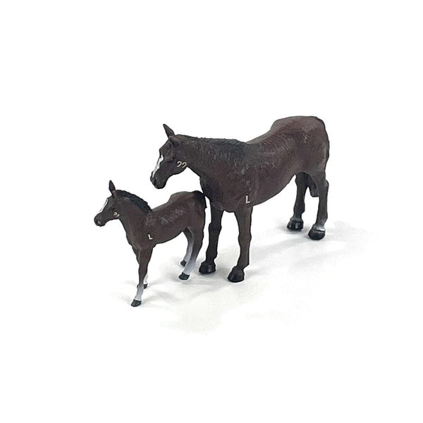 Big Country Toys 6666 Quarter Horse Mare & Colt Set