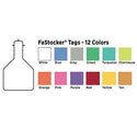 Temple Fastocker Blank Yellow Tags : 50ct