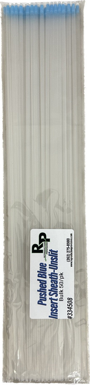 A.I. Sheath French Style Unslit with Blue Pushed Insert Individual Wrapped : 50ct