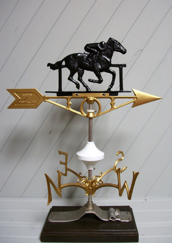 Weathervane - Race Horse & Jockey  #534