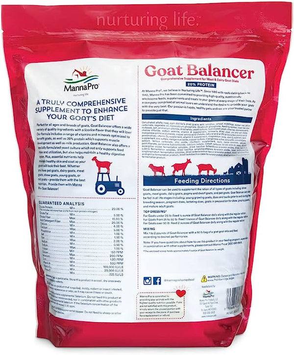 Manna Pro Goat Balancer : 10lb