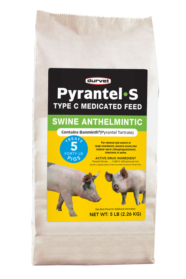 Pyrantel S Swine Wormer : 5lb