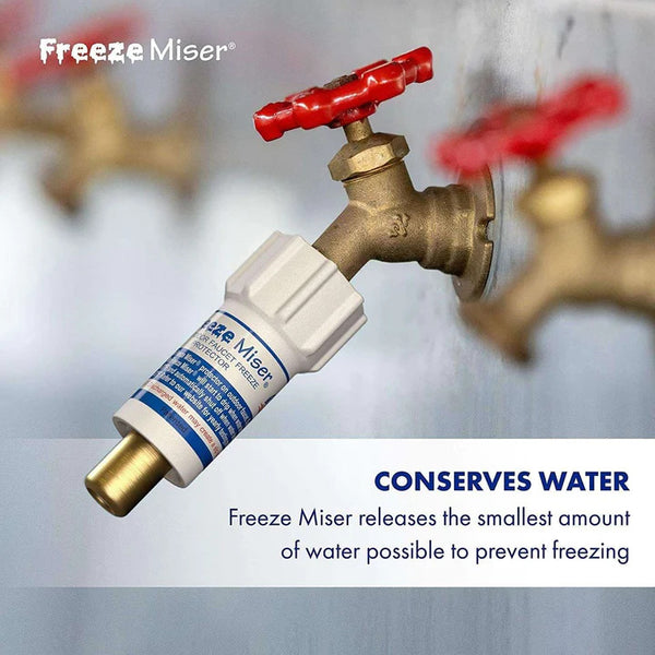 FREEZE MISER OUTDOOR FAUCET PROTECTOR : 2CT