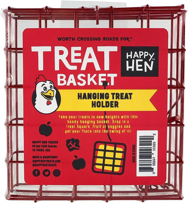 Happy Hen Treat Square Basket Holder