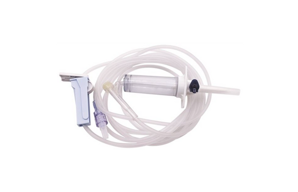 VetOne 670120 FiveTen-K IV Administration Set, 15 DPM with 1 Injection Sites, Rotating Luer, 103