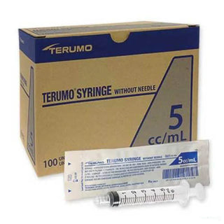 Terumo 5ml Luerlock Syringes : 100ct