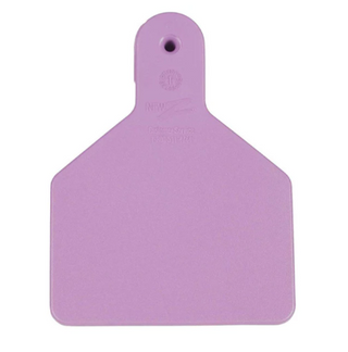 Z Tag No Snag Cow Tags: Blank- Pack of 100 Purple