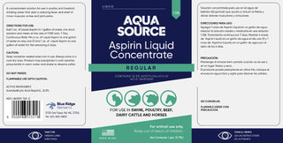 Aquasource Liquid Aspirin 12% : 32oz