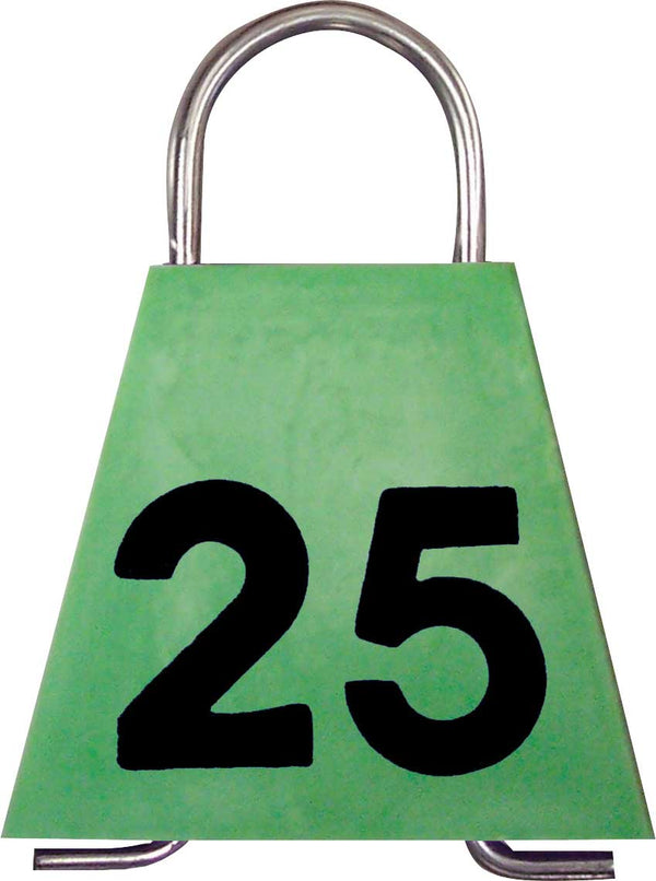 Bock's Dewlap Boc-Loc Brisket Cattle Tag Numbered (1-3 Digits) : Green