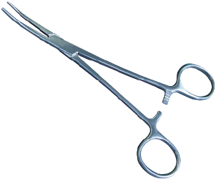 Jorvet Crile Forceps Curved J0072C : 6 inches