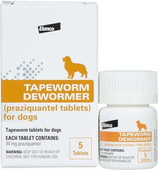 Tapeworm Dewormer Dog/Puppy : 5ct