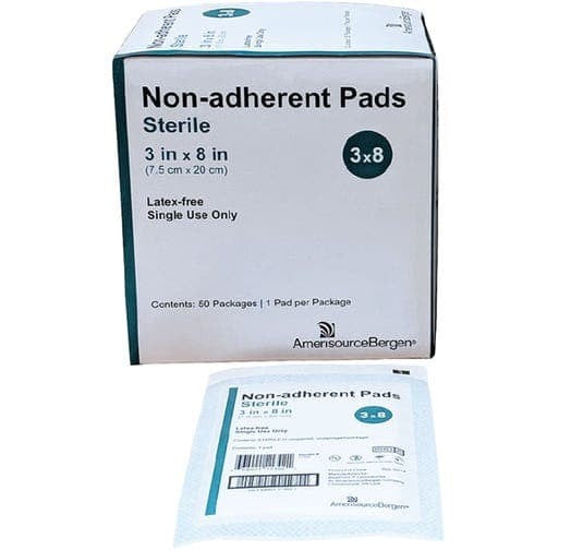 Non-Adherent Pads Dressing Non-Sterile 3 x 8" 200ct