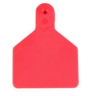 Z Tag No Snag Calf Tags: Blank- Pack of 100 Red