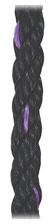 Rope Cattle Halters : Black with Purple Flecks