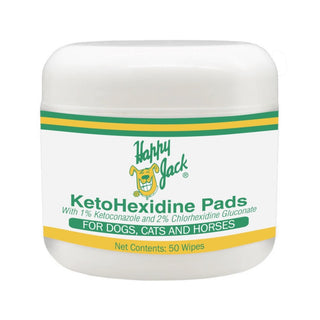 Happy Jack KetoHexidine Skin Pads : 50ct