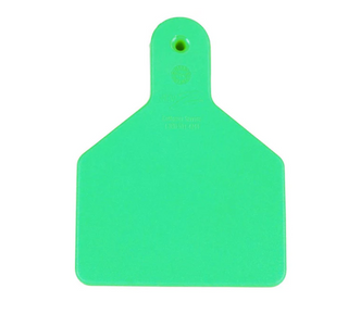 Z Tag No Snag Calf Tags: Blank - Pack of 100 Green