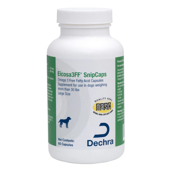 Dechra Eicosa3FF SnipCaps Large Dog Over 30lb 60ct