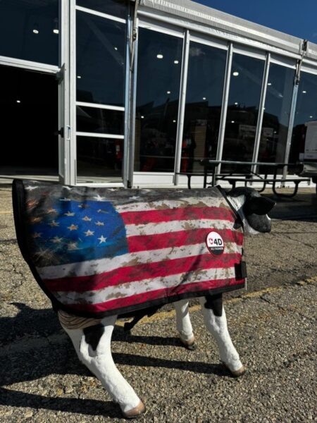 4-D AG USA Print Calf Jacket : Medium