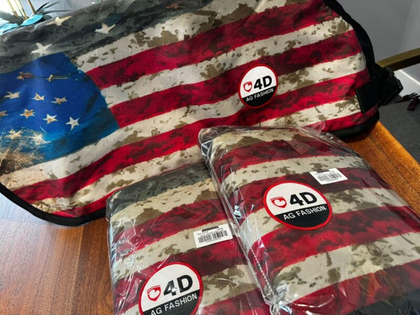 4-D AG USA Print Calf Jacket : Medium