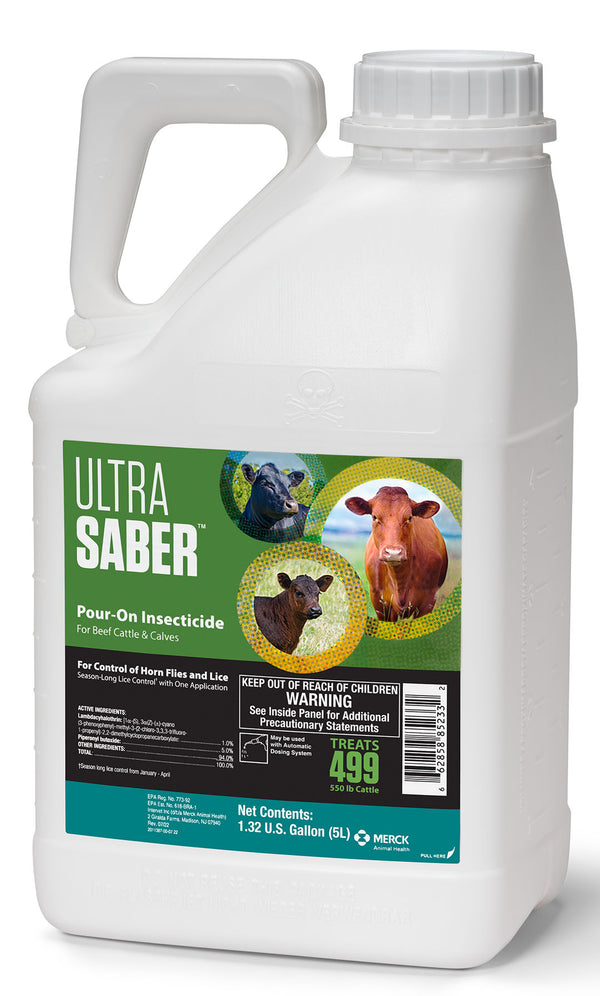 Ultra Saber Pour-On: 5Lt