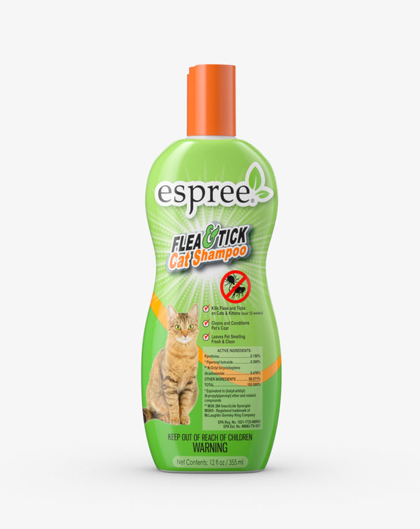 Espree Flea and Tick Cat Shampoo 12oz