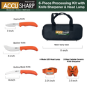 Accusharp Game Processing Kit : 6 Piece