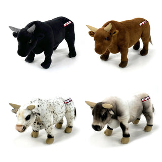 Big Country Toys Stuffed PBR Bull : Black 14