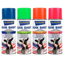Quik Shot Spray Inverted Tip 16oz : Fluorescent Pink 12ct