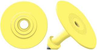 Allflex Global Yellow Small Female with Male Blank Buttons :25ct