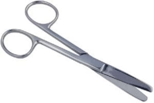 Operating Scissors Straight Blunt Blunt : 5.5